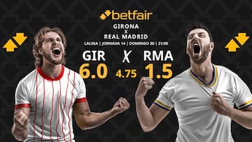 Girona FC vs. Real Madrid: horario, dónde ver, pronósticos y clasificación