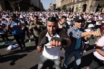 La plancha del Zócalo de Ciudad de México acogió una clase masiva de boxeo y, por segundo año consecutivo, se batió un récord mundial con más de 30.000 alumnos. El acto contó con la presencia de los campeones Julio César Chávez, Jaime Minguía o Humberto González, así como la del presidente del Consejo Mundial de Boxeo, Mauricio Sulaimán.