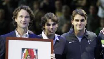 Nadal lideró el homenaje de la ATP a Moyá