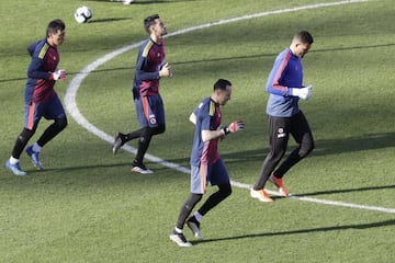 David Ospina ya está con el grupo que entrenó en el estadio Pacaembú a tres días del partido definitivo ante Chile por los cuartos de final de la Copa América. La Selección Colombia hizo la práctica entre risas y el mejor ambiente y espera por el compromiso que será el 28 de junio a las 6:00 p.m.