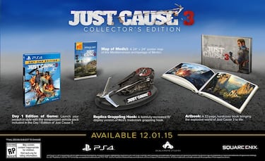 Así es la Edición Coleccionista de Just Cause 3