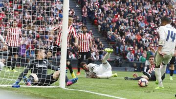 Casemiro marcó el último gol de estrategia