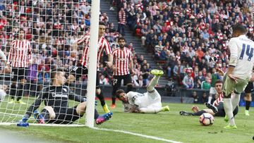 Casemiro marc&oacute; el &uacute;ltimo gol de estrategia
 
 
 