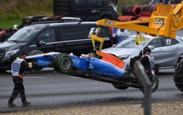 Accidente de Pascal Wehrlein.