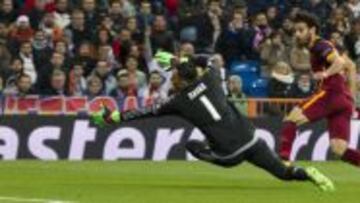 Keylor ante Salah.
