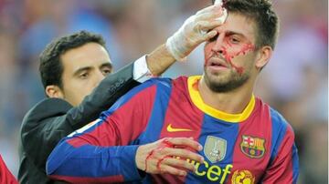 Gerard Piqué frente al Athletic de Bilbao