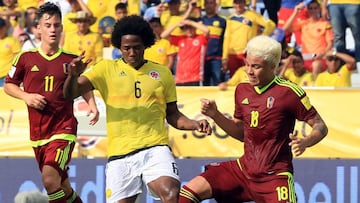 Carlos Sánchez, volante de Colombia.