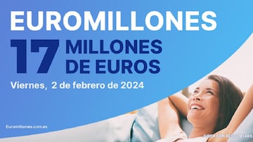 Euromillones: comprobar los resultados del sorteo de hoy, viernes 2 de febrero
