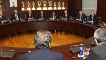 <b>EXCELENTES CUENTAS. </b>La Junta Directiva del Madrid sigue haciendo posible el crecimiento de la entidad.