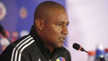 El director técnico de la selección nacional de fútbol, Noel Sanvicente.