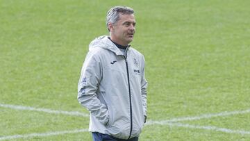 Fran Escriba durante un entrenamiento del Villarreal.