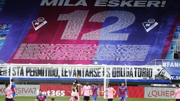 Partido del año pasado ante el Barça