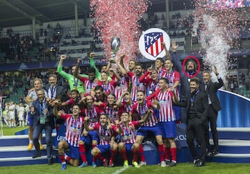 El 15 de agosto de 2018, Burgos, tambi¨¦n estuvo al frente del banquillo en la victoria de la final de la Supercopa de Europa en Tallin frente al Real Madrid.