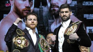 Canelo y Rocky ya se encuentran en Nueva York a menos de 5 d&iacute;as para que ambos pugilistas se enfunden los guantes en el Madison Square Garden.