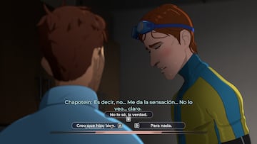 Chapoteín y Robert charlando