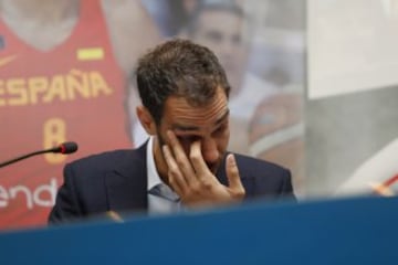 José Manuel Calderón no pudo evitar emocionarse.
