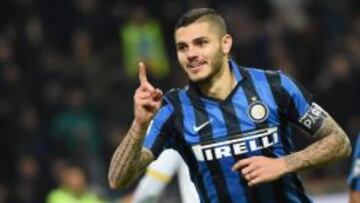 Icardi celebra el segundo tanto del encuentro.