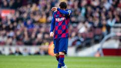 Messi, en el partido ante el Getafe.