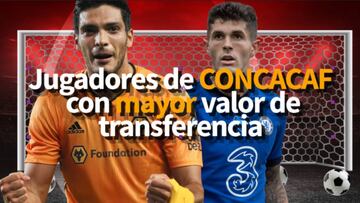 Los jugadores de CONCACAF con mayor valor de transferencia