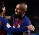Vidal y el Barça no se despeinan para avanzar en la Copa del Rey