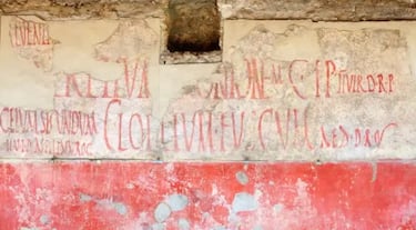 Descubren una ‘red social’ del pasado en las paredes de Pompeya