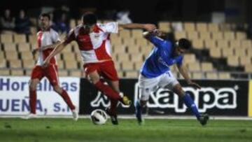 Partido entre el Xerez y el Sabadell.