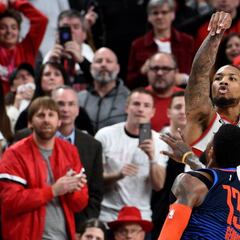 Lillard responde a George: "¿Mal tiro? Fue una mala defensa"
