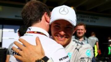 Rosberg ganó en Sao Paulo.