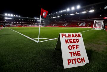 Estadio del Liverpool FC.