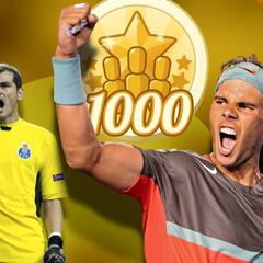 El Club de los 1000: Nadal se suma a estos 10 mitos en activo