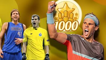 El Club de los 1000: Nadal se suma a estos 10 mitos en activo