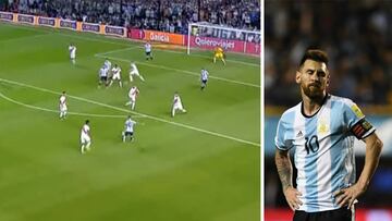 ¿Es el peor tiro de la carrera de Messi? La pegó rematadamente mal...
