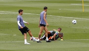 Coentrao y Cristiano Ronaldo.