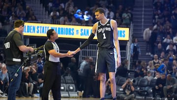 The Spurs' center is the NBA's latest sensation: an unprecedented player whose physique allows him to perform unique feats.