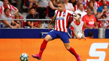 Trippier, en el encuentro ante el Eibar.