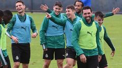 Racing de Santander, entrenamiento.