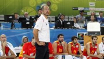 Orenga, durante el partido ante Italia.