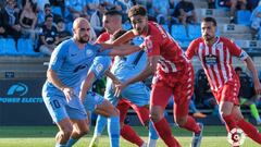 Momento del partido de LaLiga SmartBank entre la UD Ibiza y el CD Lugo.