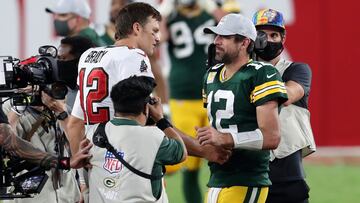 Tom Brady y Aaron Rodgers