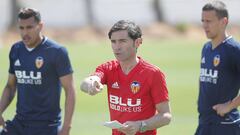 Marcelino, con Murillo y Maksimovic. 