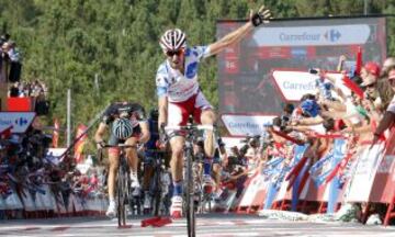 Cuarta Etapa de la Vuelta España entre Lalín y Fisterra. Victoria de Dani Moreno