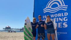 Mundial de surf: los argentinos copan California con la ilusión olímpica