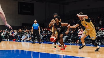 Imagen de un partido del Manchester Basketball.