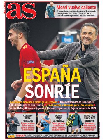 Las portadas de AS de noviembre