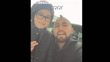 Vidal compartió en Instagram el inicio de sus vacaciones