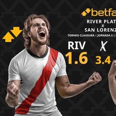 River Plate vs. San Lorenzo: horario, dónde ver, pronósticos y clasificación