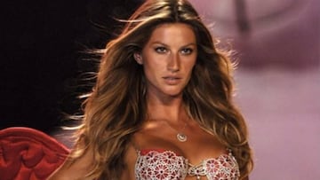 La supermodelo brasile&ntilde;a Gisele B&uuml;ndchen durante un desfile de Victoria&#039;s Secret.