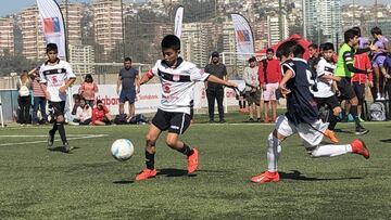 Diego Molina, goleador del Campeonato Infantil Scotiabank.