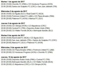 Listo el calendario de la fase previa a la Liga de Campeones