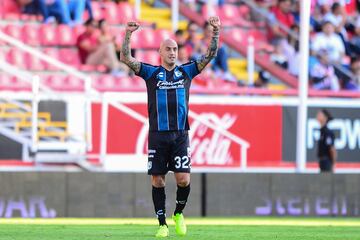 Mejor conocido como el 'Fragmentado', Nahuelpan llegó a Querétaro para retomar su paso goleador y así fue. Tiene cinco goles en cinco enfrentamientos.